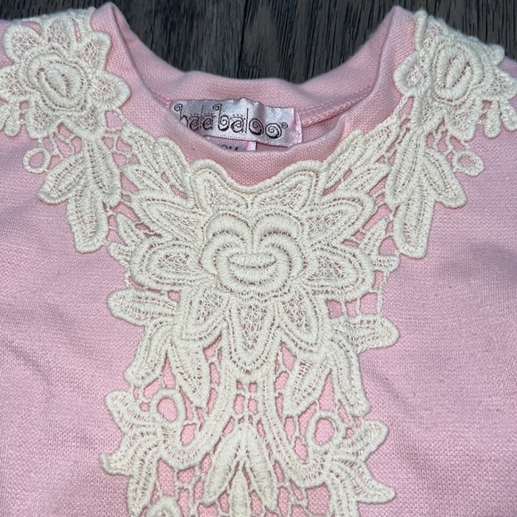 Halabaloo baby longsleeve crochet sweater dress - Picture 2 of 8